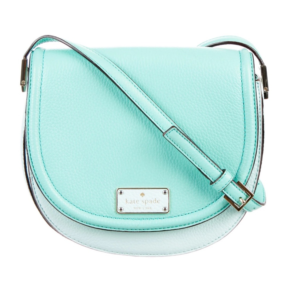 Kate Spade New York Oliver Street Lilly Saddle Bag Adjustable Strap EUC